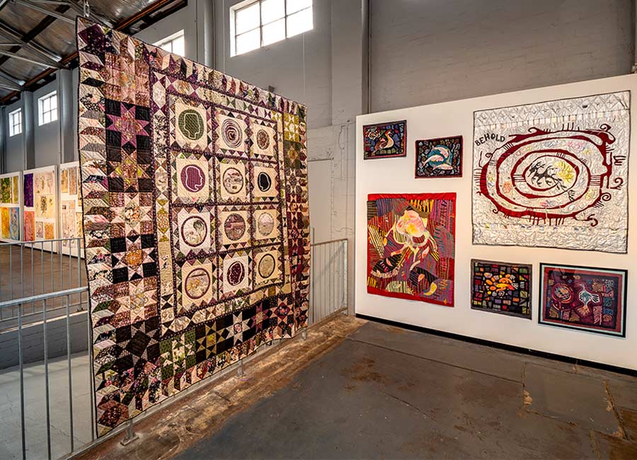 MARJORIE COLEMAN — Lyrical Stitch exhibition Holmes à Court Gallery, Western Australia